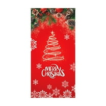HCBY Merry Christmas Door Cover New Year Decorations Xmas Background Banner Xmas Door Hanging Covers for Front Porch Home Indoor Outdoor New Year Decoration (Comprehensive#1)
