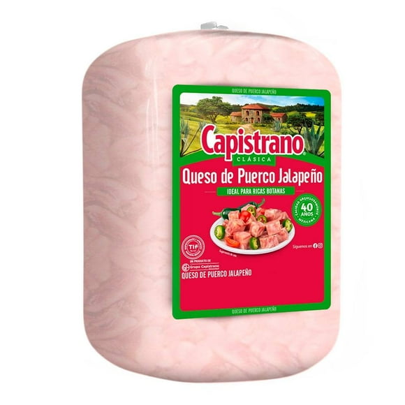 Queso de puerco Capistrano Clásica jalapeño por kilo
