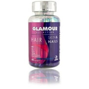 Glamour Nutrition Hair Skin & Nails Capsules, 60 Ct