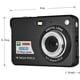 thumbnail image 2 of Cámara digital, cámara HD 18M 720P videocámara digital antivibración cámara LCD de 2,7 pulgadas para adultos/personas mayores/niños/adolescentes, 2 of 5