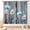 Daisy-02, variant on Rustic Wooden Curtains, Farmhouse Gray Barn Door Country Cottage Western Barnwood Garage Printed Blackout Window Drapery Treatments for Kitchen Living Room Bedroom Cafe, 55"x63" Inch