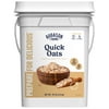Augason Farms Quick Oats 4 Gallon Pail, Bulk Food Storage, Emergency Food Supply, Everyday Meals, 113 Servings