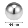 thumbnail image 2 of Uxcell Bearing Balls Metric 304 Stainless Steel G100 Precision Hardware 6mm /0.24", 2 of 3
