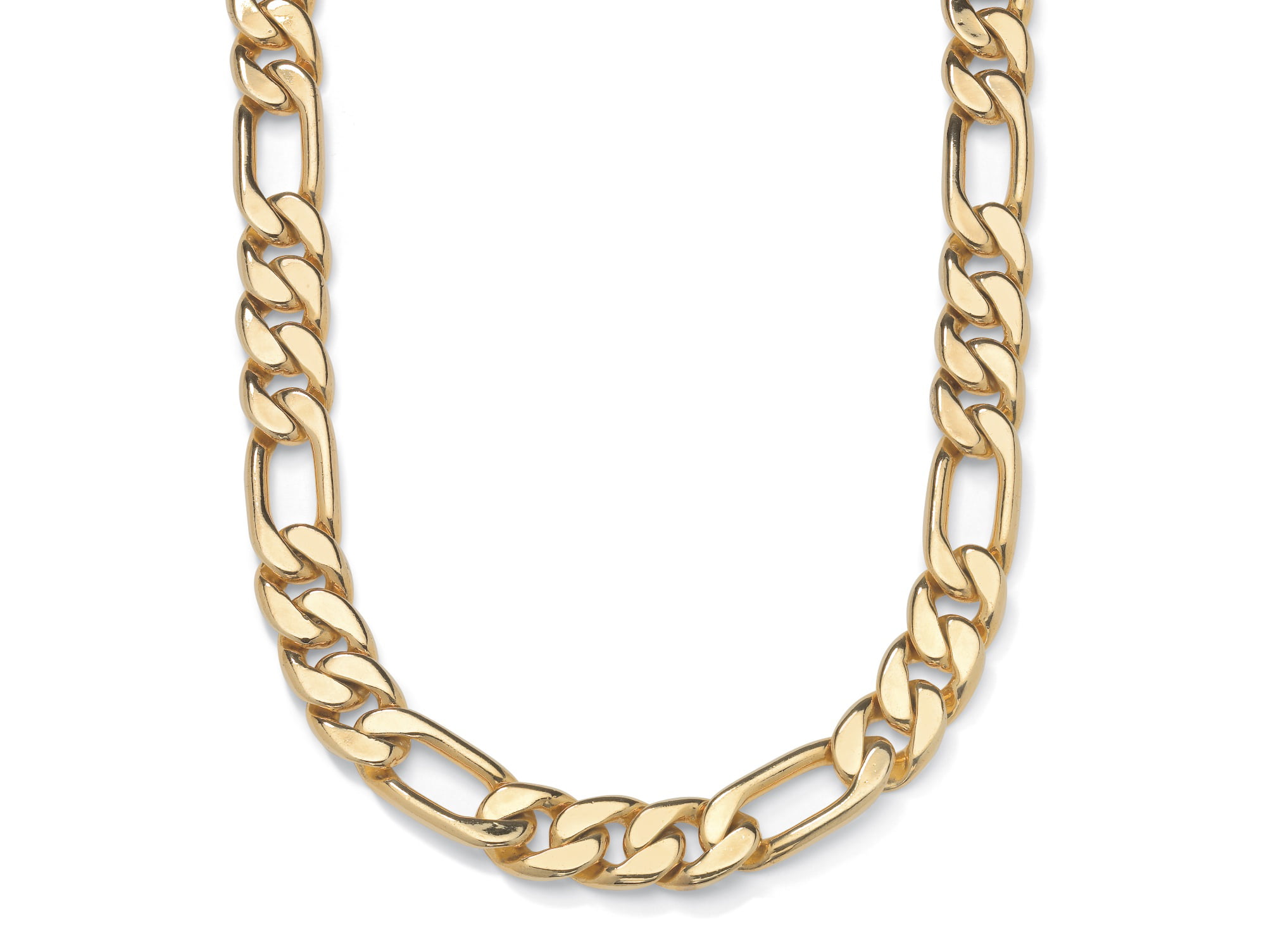 14K Yellow Gold Filled Solid Figaro Chain Bracelet, 4.0 mm, 8.5 