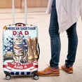 thumbnail image 4 of I'm a American Shorthair Dad and a Veteran, Nothing Scares me Happy Father's Day Travel Luggage Cover Cat Lover Kitten Owner Gifts Suitcase Dust Protective Decor - 00006, 4 of 5