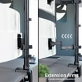 thumbnail image 3 of VIVO Support de Bureau pour Moniteur Ultra-Grand à Double Empilage Vertical avec Bras d'Extension, Support Réglable Extra Haut et Robuste pour 2 Ultr, 3 of 9