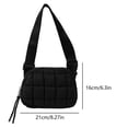 thumbnail image 4 of Bolso Acolchado A Cuadros Cruzado Cierre para Mujer Bolsos Diarios, 4 of 9