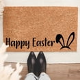 thumbnail image 2 of 16" X 24" Hi Easter Doormat Easter Kitchen Decor Peeps Easter Decor Easter Outdoor Decorations Easter Decorations Outdoor Springeaster Door Cover Personalized Easter Rug Outside Easter Decor, 2 of 8