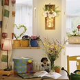 thumbnail image 3 of Candelabros de pared Homecor Rustic Mason Jar con guirnaldas de luces LED, 3 of 7