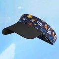 thumbnail image 2 of Bobifish Boys Girls Visor Cap Graphic Print Breathable Sun Shield Outdoor Visor, 2 of 4