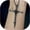 black, variant on Gothic Cross Necklace Goth Emo Skull Bones Necklace Punk Y2K Cross Necklace Halloween Christmas Jewelry Gift for Women Men