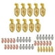 thumbnail image 3 of 10 Piezas de Abalorios de Filigrana de tón, Colgante de Abalorios, Clips de Cierre, Conector, Halzgos de Joyería, Accesorios para Colr DIY Oro Gloria Los hallazgos que hacen de la joyería de Bails, 3 of 9