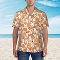 thumbnail image 2 of Haiem Corgi Animal Printed Hawaiian Shirt for Men - Men’s Casual Beach Summer Shirts - Stretch Fabric with Modern Fit-3X-Large, 2 of 7