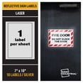 thumbnail image 4 of Avery Reflective Decals, 7" x 10" Silver Reflective Sign Labels, Laser Printable, 10 Decals (61582), 4 of 4