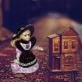 thumbnail image 2 of MagiDeal 8 '' Victoria Style Girl Doll Muñecas de para decoración púrpura Sunnimix Muñeca de porcelana victoriana, 2 of 8