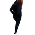thumbnail image 3 of Finex 2Pcs Women Tracksuit Hoodies Sweatshirt + Pants Sets Athleisure Casual Sport Wear Suit, 3 of 3