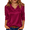 #03Purple, variant on Dressy Tops for Women 3/4 Length Sleeve Silk Satin Blouses Business Work T Shirts Loose Fit Cowl Neck Spring Summer Outfits 2026 #03Light Gray 2XL