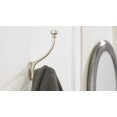 thumbnail image 3 of richelieu hardware bp71134184 classic metal hook, matte nickel finish, 3 of 4