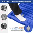 thumbnail image 4 of HLONK Matelas de Couchage pour Camping - Matelas Gonflable Ultraléger avec Pompe à Pied Intégrée et Oreiller Matelas d'Air Compact Amélioré pour Camping Randonnée, 4 of 4