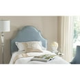 thumbnail image 4 of Hallmar Blue & White Arched Headboard - Silver Nail Head-Finish:Blue/White,Size:Twin, 4 of 8