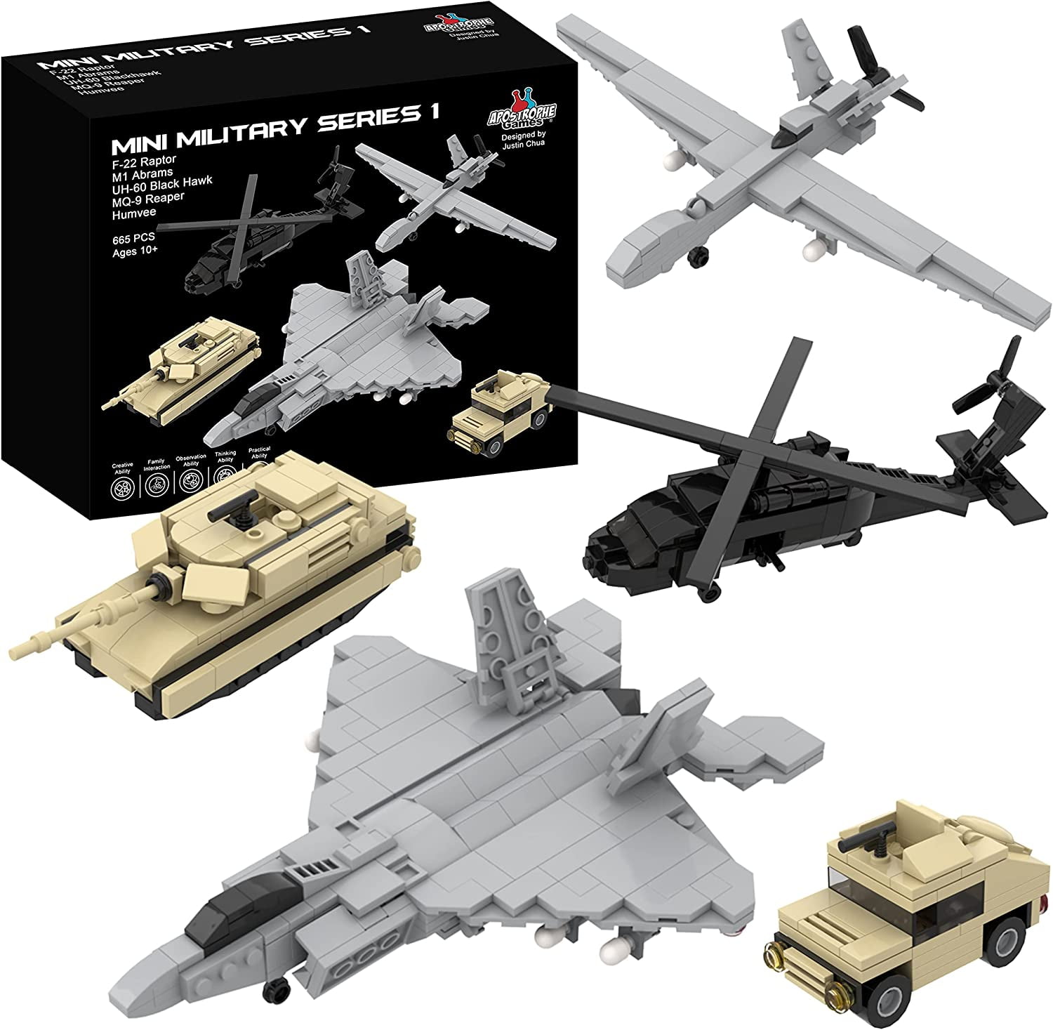 Apostrophe Games SR-71 Blackbird Model Kit - 183 pcs
