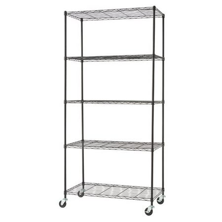 Trinity 76 H X 36 W 5 Tier Wire Shelving Rack Com