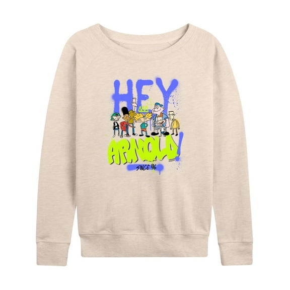 Hey Arnold! - Retro Arnold Since 96 - Women's Lightweight French Terry Long Sleeve Shirt