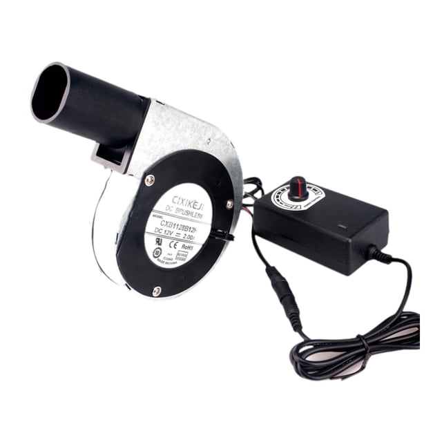 Soplador de portátil para barbacoa, ajustable, con mango cómodo, ventilador para barbacoa, estufa de camping, ventilador metálico para cocinar al
