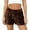 Brown, variant on Womens High Waist Sequin Hot Pants Bodycon Denim Shorts Party Night Out