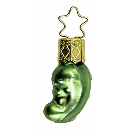 Christmas Heirloom Ornaments - Inge Glas Heirlooms Baby Pickle Gurken Legend German Glass Christmas Ornament