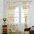 thumbnail image 2 of EXTRA 15% OFF Tulip Floral Voile Sheer Window Curtains Rod Pocket Curtains for Girls Living Room Tulip Drapes Window Treatment 1 Panel, 2 of 8