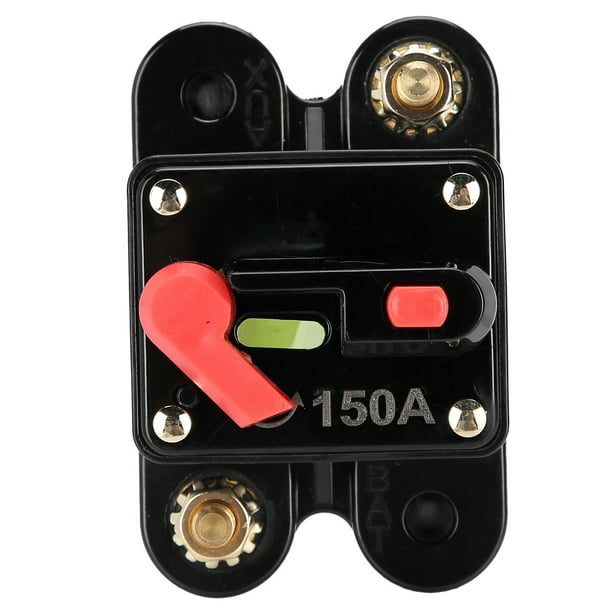 DC Circuit Breaker,12‑24V DC Circuit Breaker Stereo Fuse Inverter Audio