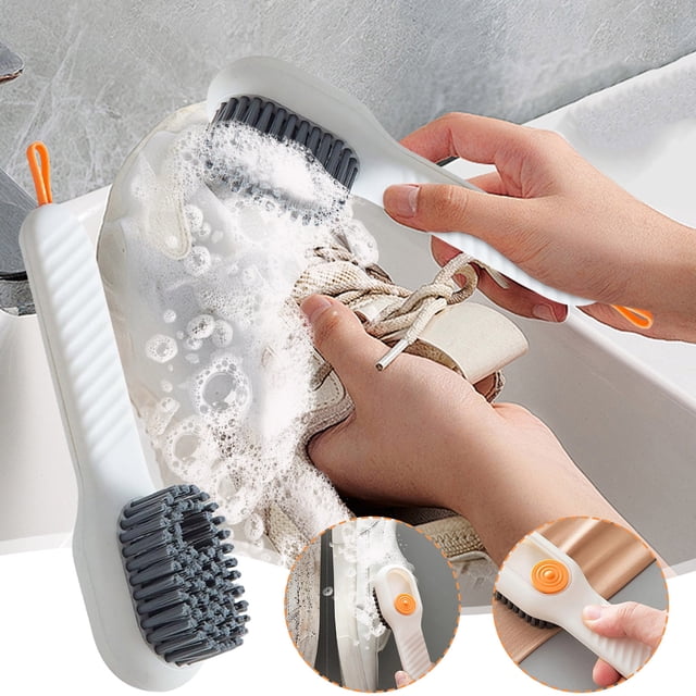 Xihbxyly Ofertas Del Prime Day Cepillo Líquido para Zapatos, Cepillo Doméstico para Lavar Zapatos, Cepillo para Lavar Ropa, Cepillo Multifuncional para Limpiar Accesorios de Zapatos