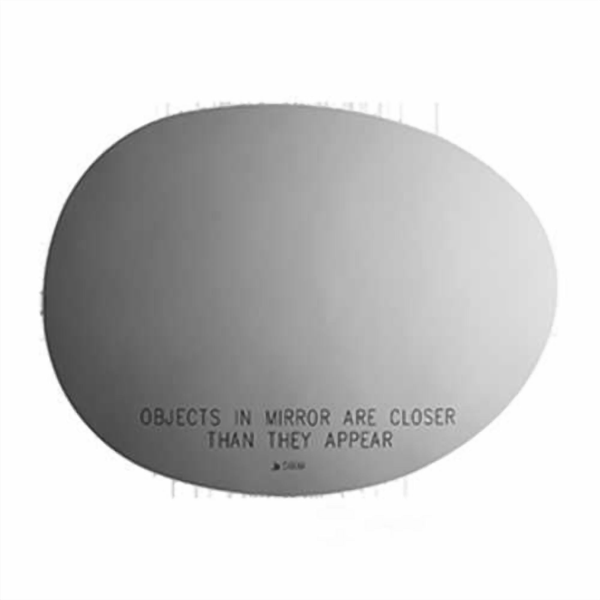 Burco Side View Mirror Replacement Glass - Clear Glass - 5609