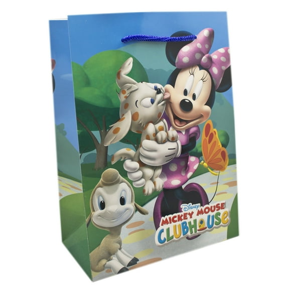 Disney's Minnie Mouse w/a Puppy and Lamb Small Size Gift Bag