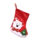 thumbnail image 1 of Calcetines navideños de tela no tejida, rojos para colgar en Navidad Oso, 1 of 8