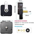 thumbnail image 2 of High Torque Clock Movement Mechanism Large Wall Quartz Clock Long Hands Walnut Wood DIY Repair Parts Replacement 28mm, 2 of 5