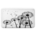 thumbnail image 2 of Farmhouse Flower Bathroom Rugs Gray Dandelion Bath Mat Soft Flannel Small Bath Rugs Bathroom Decor Warm Floor Mat for Living Room Bedroom 16 x 24 Inches, 2 of 4