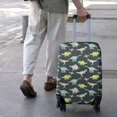 thumbnail image 3 of Dark Watercolor Dinosaur Pattern Luggage Cover Fashion Suitcase Cover Baggage Covers Fit 25-28 Inch Luggage (Go Travel), 3 of 5