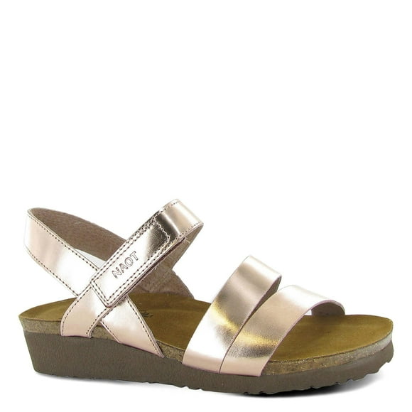 Sandalias NAOT Kayla para mujer, piel en oro rosa, talla 42EU/11-11.5US