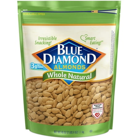 Blue Diamond Whole Natural Almonds (40 Ounce)