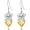 November, variant on Dog Earring with Birthstone Maltese Dog Dangle Earrings Gift for Women