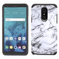 thumbnail image 1 of Kaleidio Case For LG Stylo 4 / Stylo 4 Plus [Astro Armor] Rugged Slim Fit [Shock Absorption] [Dual Layer] Hard Hybrid Cover w/ Overbrawn Prying Tool [White Marble Design], 1 of 3