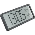 thumbnail image 5 of Digital Wall Clocks Battery Operated,Modern Wall Clocks for Living Room Decor, Simple Digital Wall Clock with Temperature/Date/Time, Small Desk Clock for Bedroom Office(Black), 5 of 5