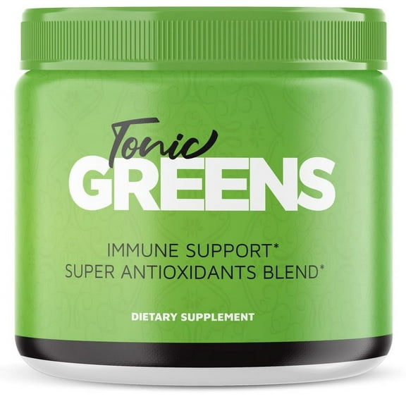 Tonic Greens Powder, All-Natural Supplement in a Jar for Immune Support, TonicGreens, Delicious Way to Detox the Body, Tonic Green Powder for Health and Wellness Reviews (30 Servings)