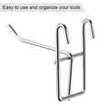 thumbnail image 3 of WWS-Grid Wall Display Hooks Store Garage Storage Wall Organizers 2.4 Inch Silver, Pack of 10, 3 of 4