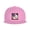 Pink, variant on Flat Bill Snapback Hats for Men Women America Flag And California Flag Hip Hop Style Plain Baseball Cap Pink