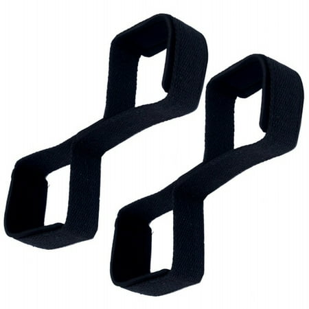Super Grip Strap Pad - XTREEMGEAR Padded Cuff Weight Lifting Training Gym Straps Hand bar Grip Support