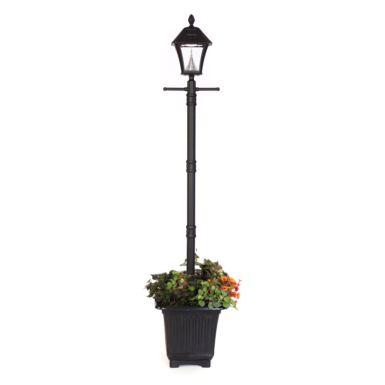 Gama Sonic Baytown Solar Lamp Post With Planter Com