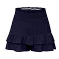 thumbnail image 5 of BUIGTTKLOP Shorts for Women Trendy Summer High Waisted Ruffle Skirt Skorts Dressy Casual Cute Flowy Beach Vacation Shorts, 5 of 6
